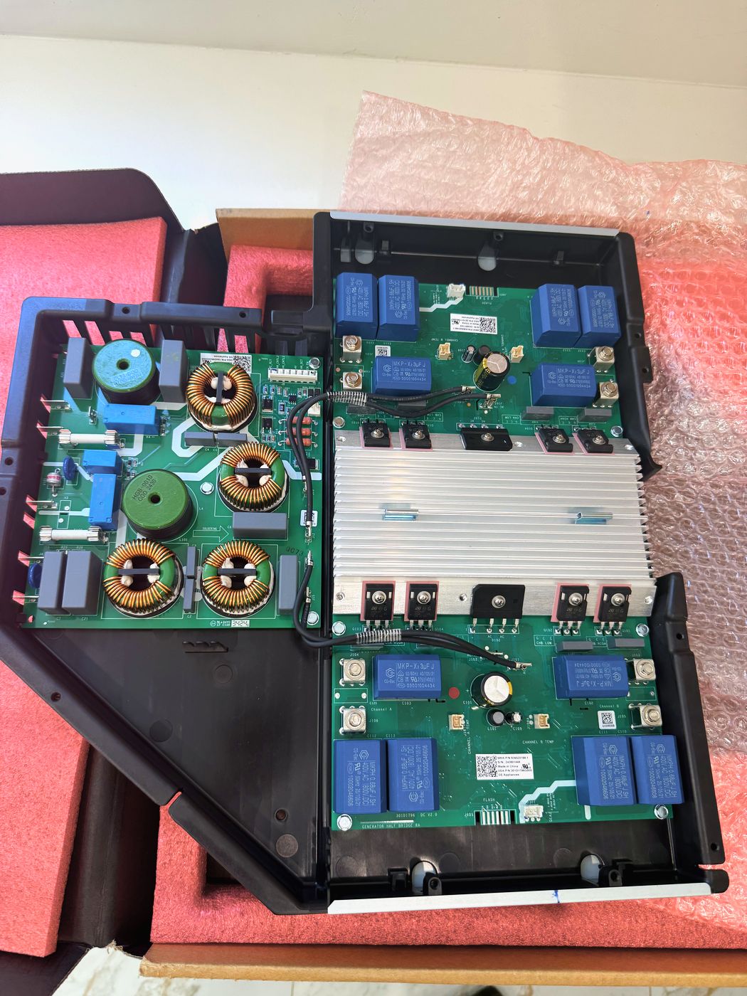The replacement board, GE part 301D1780G005, out of the box before fitting